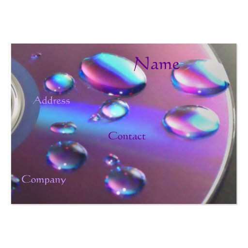 DJ CD Business Card - Customizable (front side)