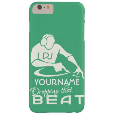 DJ custom name & color phone cases Barely There iPhone 6 Plus Case