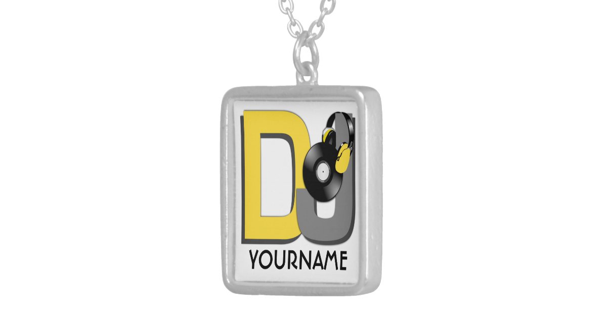 DJ custom necklace Zazzle