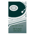 DJ Dee Jay Turntable Business Cards