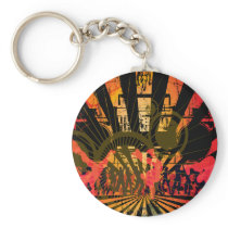 DJ Disc Jockey Customizable keychains