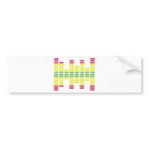 dj equalizer bumper stickers by Tomaniac dj equalizer bumper stickers