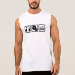 DJ Equalizer headphones vinyl Sleeveless Tees