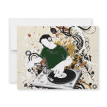 dj free vector graphic invitations