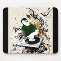 dj free vector graphic mousepads