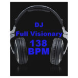 Dj Full Visionary 138 Bpm Shirt Custom Flyer