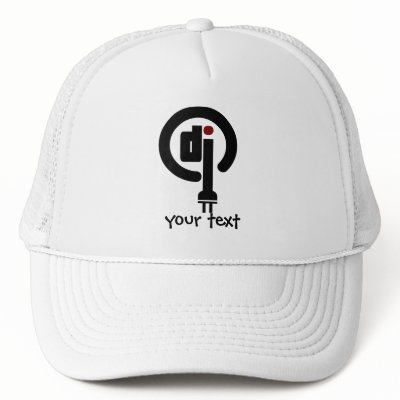 DJ gifts Mesh Hats Zazzle_hat DJ gifts Mesh Hats Zazzle_hat