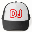 trucker_hat - DJ - Disc Jockey DJing DJs. Are you a DJ?: Sizes  Available colors: white_black