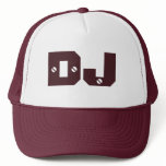 DJ Hat With Screwed Text Effect For Clubs