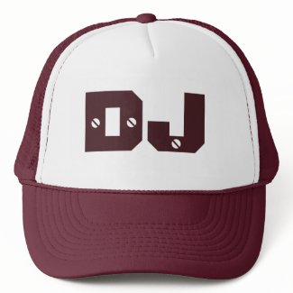 DJ Hat With Screwed Text Effect For Clubs hat