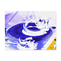 DJ Headphones 4 postcards