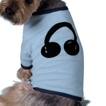 dj headphones pet clothing