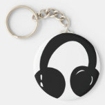 dj headphones key chain