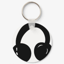 dj headphones keychains