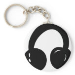 dj headphones key chain