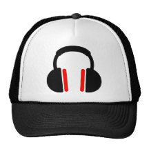 DJ Headphones Mesh Hat