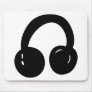 dj headphones mouse pad