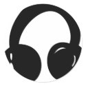 dj headphones stickers by Tomaniac dj headphones stickers