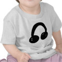 dj headphones t-shirts by Tomaniac dj headphones t-shirts