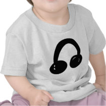 dj headphones t-shirts by Tomaniac dj headphones t-shirts