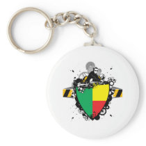 DJ In Benin Key Chain