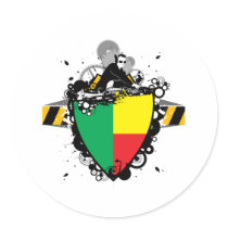 DJ In Benin Sticker