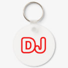 round_keychain - DJ - Disc Jockey DJing DJs. Are you a DJ?: Sizes 