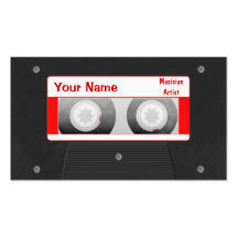 DJ Mixtape Business Card Template
