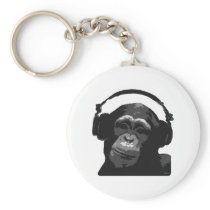 DJ MONKEY KEY CHAIN