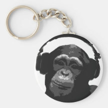 DJ MONKEY KEYCHAINS
