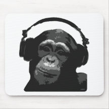 DJ MONKEY MOUSE PADS