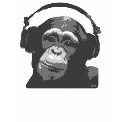 DJ MONKEY t-shirts