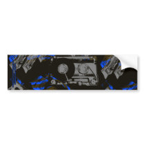 DJ Music Cassette Bumper Stickers