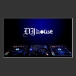 DJ, Music, Entertainment Business Card business cards