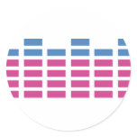 dj music equalizer sound sticker