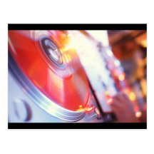 dj music post cards
