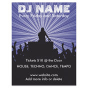 DJ Name 2 Music Flyer