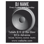 DJ Name Speaker Music Flyer