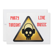DJ party flyer Personalized Invitation