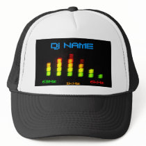 Dj Personal Equalizer Bar EQ - add your name Trucker Hat