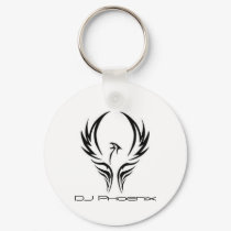 DJ Phoenix logo keychain