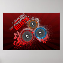 DJ Poster Jaw Dropping Beats Music Graffiti art