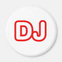 DJ REFRIGERATOR MAGNET