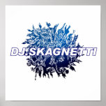 DJ.Skagnetti Blueworld Poster posters