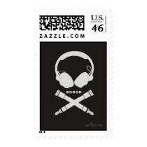 Dj Skull Stamps