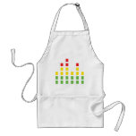 dj sound audio equalizer apron