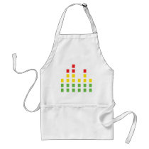 dj sound audio equalizer apron