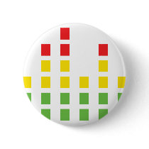 dj sound audio equalizer pinback button