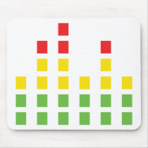 dj sound audio equalizer mouse mat
