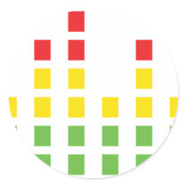 dj sound audio equalizer stickers